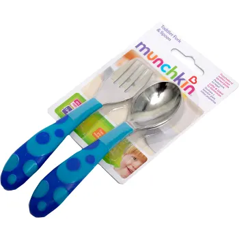 Barnbestick Gaffel och sked Munchkin.