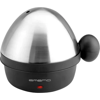 Äggkokare 7 ägg Svart/stål Emerio.