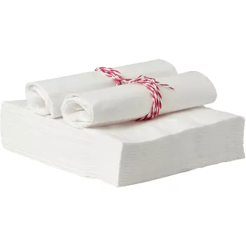 Servett 50p 40cm vit ICA.