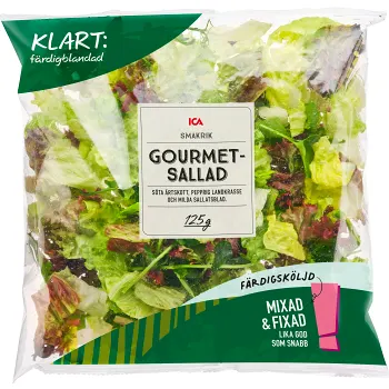 Gourmetsallad 125g ICA Klass 1.