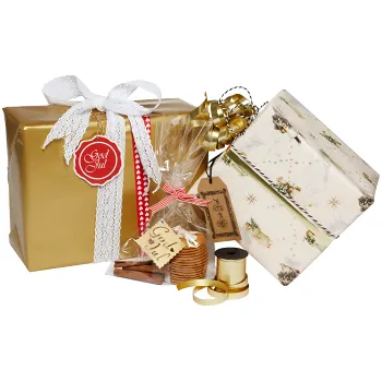 Julpapper Vit Jul 0,7x3m ICA.