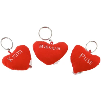 Hjärta Nyckelring 8cm 1-p Hedlundgruppen.