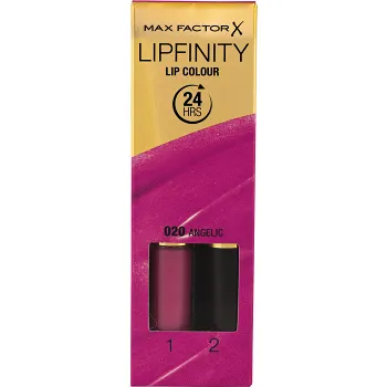 Lipfinity 20 Angelic Läppfärg ca 2ml 2-p Max Factor.