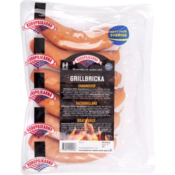Grillbricka 480g Korvpojkarna.