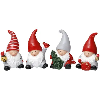 Tomte Pytte 6,5cm 1p Festive.