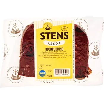 Blodpudding ca 500g Stens Åseda.