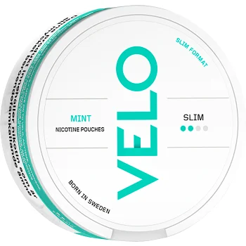 Nikotinpåse Mint Slim 14,7g Velo.