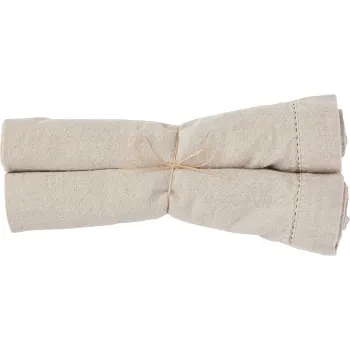 Tygservett Isa Beige 2-p 45x45cm ICA.