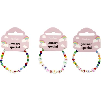 Pärlarmband 3 sorterat Festive.