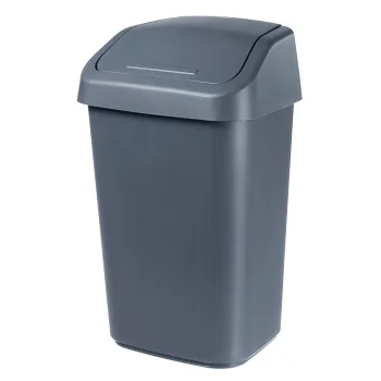 Vipplockskorg 10L Mörkgrå Nordiska plast.