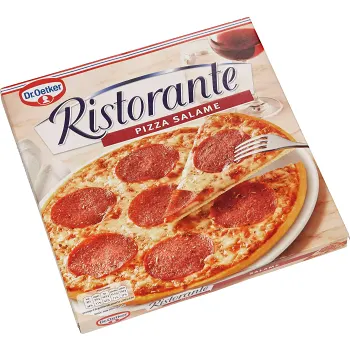 Pizza Ristorante salame Fryst 320g Dr.Oetker.