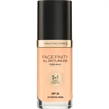 Foundation 3 in 1 Face Finity nr 33 Crystal beige 30ml Max Factor.