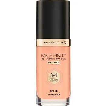 Foundation 3 in 1 Face Finity nr 64 Rose Gold 30ml Max Factor.
