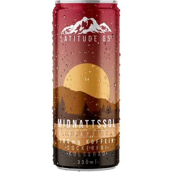 Energidryck Midnattssol 33cl Latitude 65.