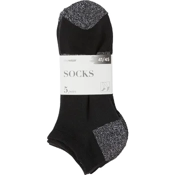 Sportsocka PE 5p svart 37/40 mywear.