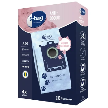 Dammsugarpåse  E203S s-bag® Anti-Odour 4p Electrolux.