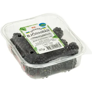 Björnbär 125g Klass 1 ICA.