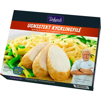 Kycklingfilé ugnsstekt 420g Dafgårds.