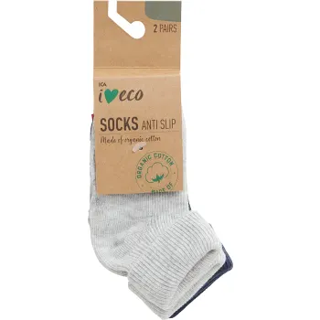 Babysocka London 2p Grå 19/21 ICA I love eco.