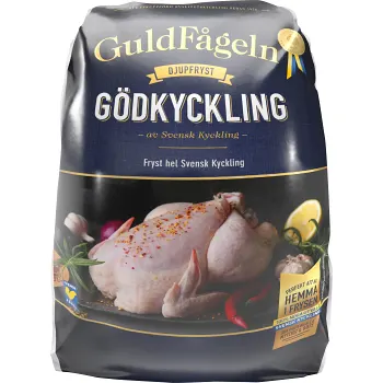 Gödkyckling Fryst ca 1350g Guldfågeln.