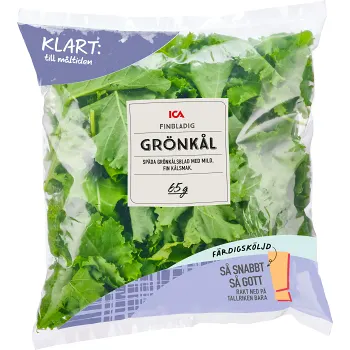 Babygrönkål Finbladig sköljd 65g ICA.