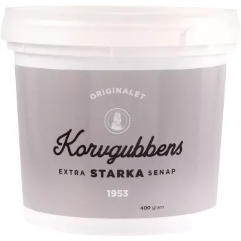 Senap extra stark 400g Korvgubbens.