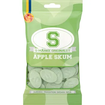S-Märke Äpple skum 70g Candypeople.