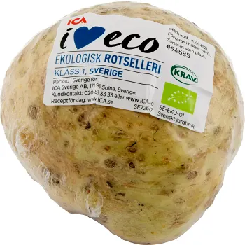 Rotselleri Ekologisk ca 800g Klass 1 ICA I.