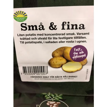 Potatis Små och fina 1kg Axelssons i Aby.