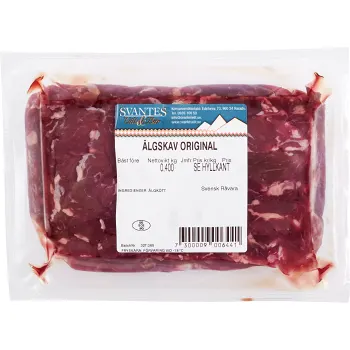 Älgskav Fryst 400g Svantes Vilt &amp; Bär.