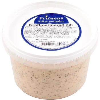Kräftmarinerad sill 500g Prinsens Sill &amp; Sallader.
