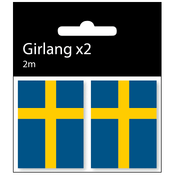 Girlang Miniflaggor 2p, 2m Nordic Season.