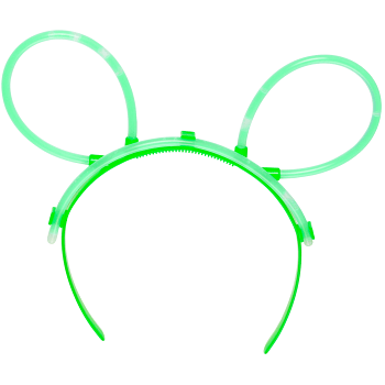 Diadem Glow in the dark Grön 1-p Festive.