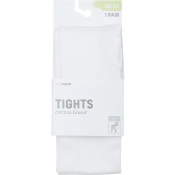 Strumpbyxa Bomull Vit 86/92 Vit 1-p Mywear.