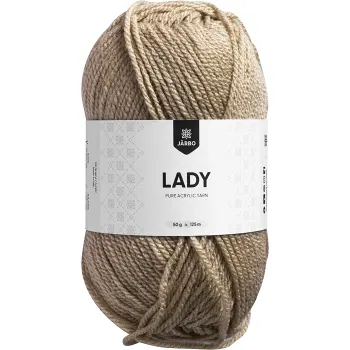 Garn Lady Beige 50g Järbo.