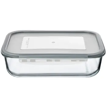 Ugn-/Förvaringsform Glas med lock 2700ml ICA.