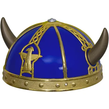 Vikingahjälm med horn.