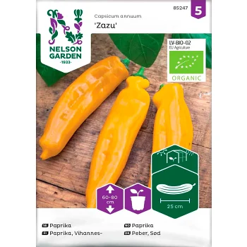 Spetspaprika Zazu 1-p Nelson Garden.