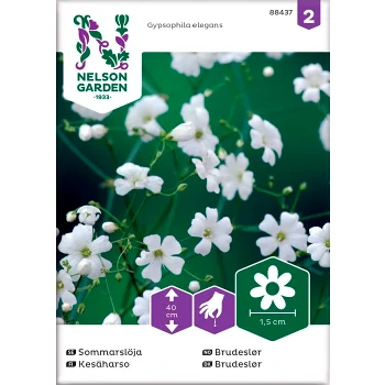 Sommarslöja Vit 1-p Nelson Garden.