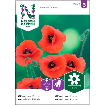 Vallmo Korn 1-p Nelson Garden.