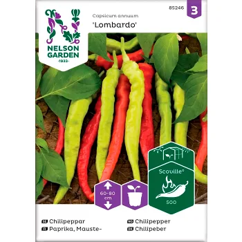 Chilipeppar Lombardo 1-p Nelson Garden.