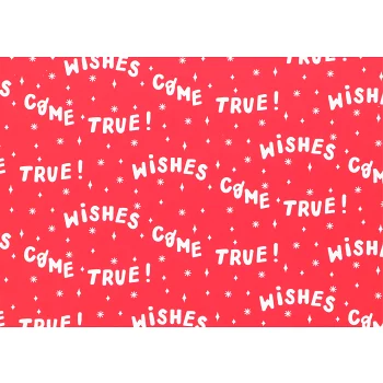 Julpapper Wishes 0,7x3m ICA.