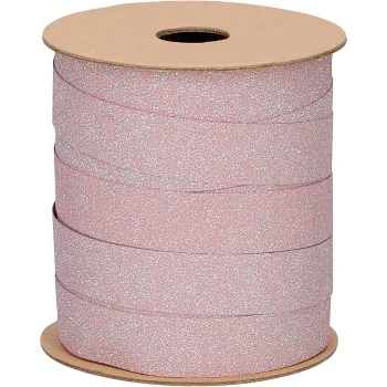 Band Rosa glitter 10mmx10m ICA.