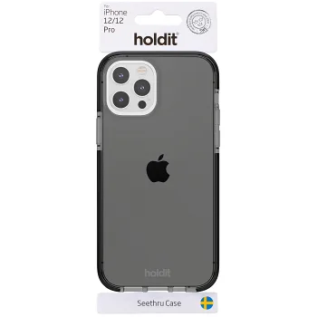 Mobilskal iPhone 12/12Pro Svart Holdit.