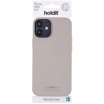 Mobilskal silicon iPh 13 Mini Taupe holdit.