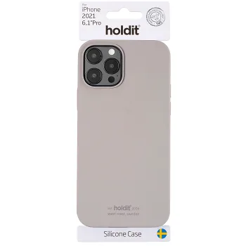 Mobilskal silicon iPhone 13  Pro Taupe holdit.