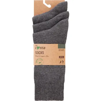 Strumpa 3p antracit 44/47 ICA I love eco.