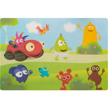 Bordstablett Babblarna på väg 1-p.