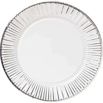 Tallrik Silver 26cm 8-p ICA.