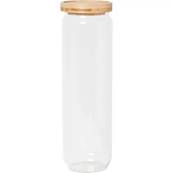 Glasburk med bambulock 29,5cm Zeline.